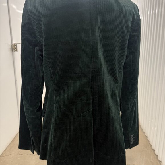 Kate Spade Hunter Green corduroy Blazer sz 8 - Picture 2 of 6